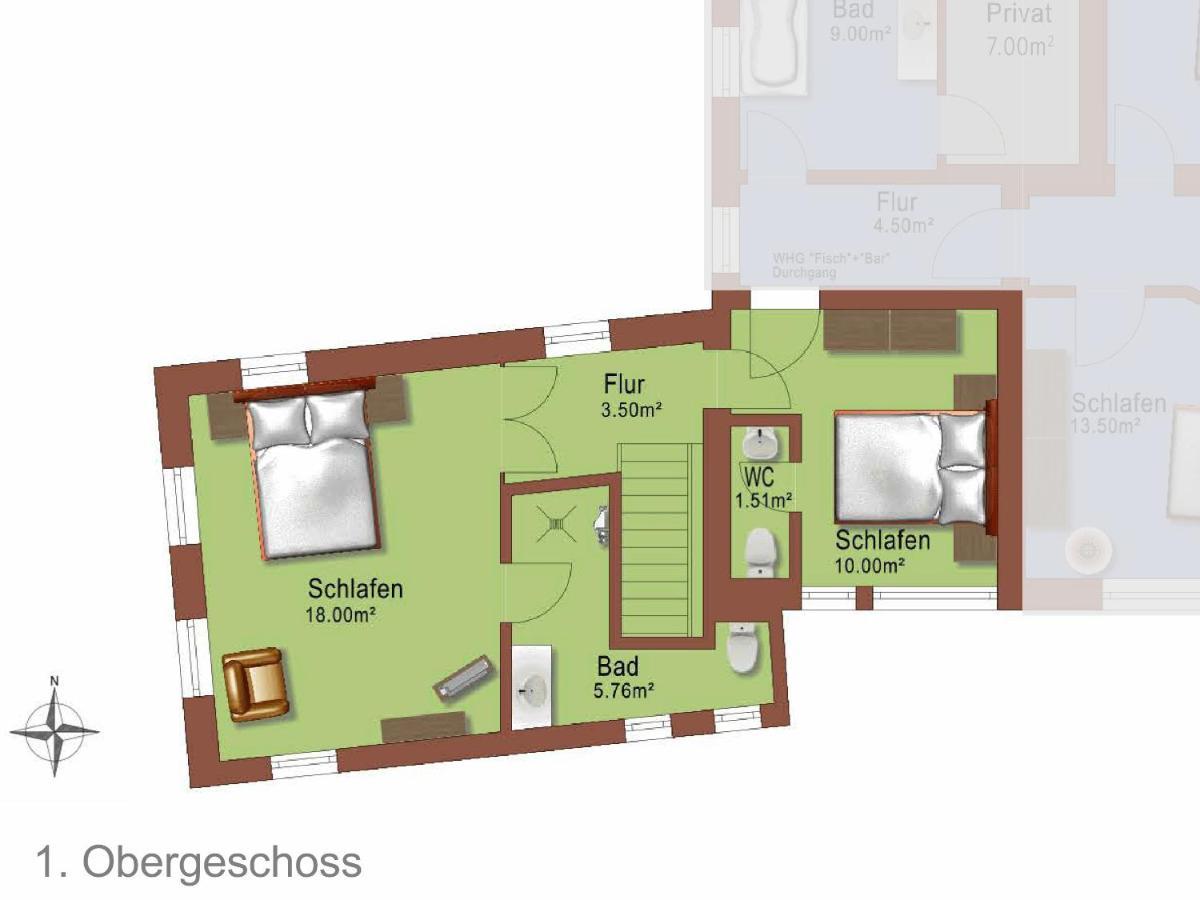 אוהנינגן Ferienhaus Oberstaader Fewo Maisonette מראה חיצוני תמונה